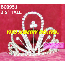 Superbes couronnes et tiaras de cristal simples